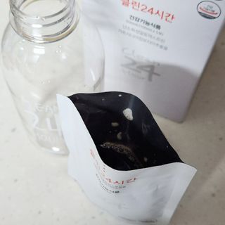 클린24시간 1BOX(5포) + 전용보틀(500ml) — 5점을 준 리뷰어가 2023년 6월 올린 사용 사진