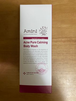 아미니 아크네 퓨어카밍 바디워시 500ml — 5점을 준 리뷰어가 2021년 7월 올린 사용 사진