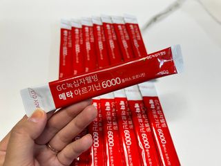 메타아르기닌 GC녹십자웰빙 메타 아르기닌 6000 플러스 오르니틴 — 5점을 준 리뷰어가 2022년 9월 올린 사용 사진