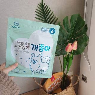 My Pet Care 천연단백질 눈건강에 개좋아 — 4점을 준 리뷰어가 2021년 4월 올린 사용 사진