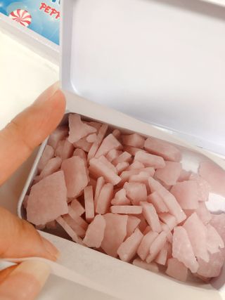 [아이스칩스] 무설탕 비건 자일리톨 캔디 7종 2개기준 — 5점을 준 리뷰어가 2021년 7월 올린 사용 사진