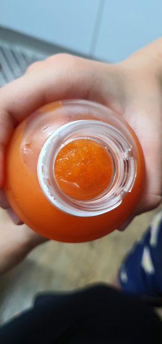탐라원 무농약 당근과즙으로 건강한 당근주스, 당근몬딱주스 — 5점을 준 리뷰어가 2021년 8월 올린 사용 사진