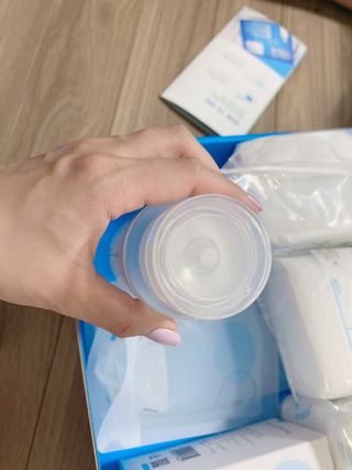 설랩수앤슈, 직접 만들어 쓰는 아기 물티슈 — 5점을 준 리뷰어가 2021년 7월 올린 사용 사진