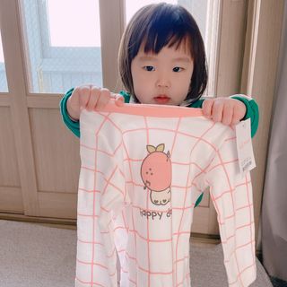 유비맘 궁디팡팡 내의/내복 상하세트 — 3.5점을 준 리뷰어가 2021년 3월 올린 사용 사진