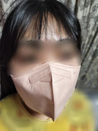 애니가드 셋업메베마스크 (대형 4컬러 + 중형 4컬러) — 5점을 준 리뷰어가 2022년 4월 올린 사용 사진