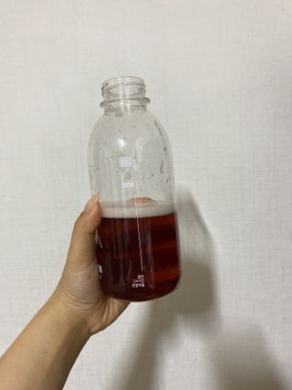 클린24시간 1BOX(5포) + 전용보틀(500ml) — 5점을 준 리뷰어가 2022년 7월 올린 사용 사진