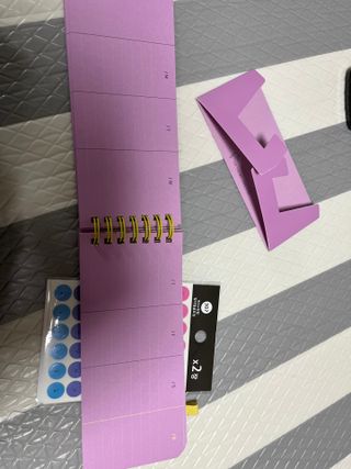 리훈 언더모니터 위클리 플래너 + 다정한 스티커 8mm 원형 칼라 얼굴 표정 1장 — 4점을 준 리뷰어가 2022년 4월 올린 사용 사진