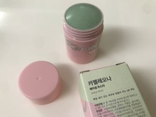 건강누리인터내셔날 카멜레오나 마스크 스틱팩 미네랄부스터 [2종 SET] 샤이닝라이즈(피부톤UP)/톡스릴리프(피부진정) — 5점을 준 리뷰어가 2022년 7월 올린 사용 사진