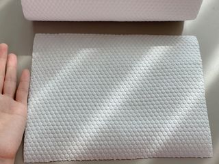 부직포나라 중금속유해물질ZERO 뜯어쓰는 주방 일회용수세미 60매 2매 — 5점을 준 리뷰어가 2022년 10월 올린 사용 사진