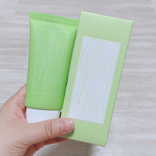 원더바스 카밍 캡슐 클리어 선 리뷰 사진