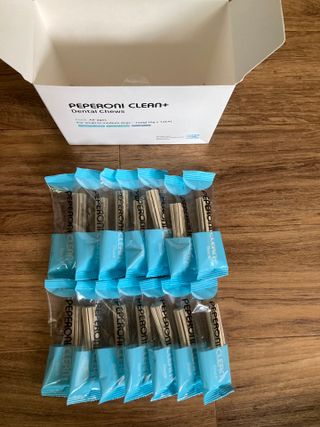 페페로니 클린플러스 덴탈오리껌 10g x 14p — 5점을 준 리뷰어가 2021년 7월 올린 사용 사진