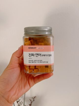 페페로니 진짜 오메가3 연어+소고기 180g+180g — 4점을 준 리뷰어가 2021년 7월 올린 사용 사진