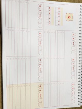 리훈 2023년 곰부 체크리스트 위클리 다이어리 — 5점을 준 리뷰어가 2022년 11월 올린 사용 사진