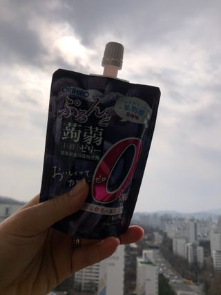 ORIHIRO 오리히로 곤약젤리 제로칼로리 130g 4종 4팩(맛별로 1팩씩) — 5점을 준 리뷰어가 2023년 3월 올린 사용 사진