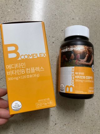 메디타민 비타민B 컴플렉스 — 5점을 준 리뷰어가 2021년 10월 올린 사용 사진