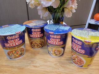 NISSIN 닛신 컵누들  4종 - 씨푸드오리지날, 씨푸드 스파이시, 씨푸드 커리, 씨푸드 XO소스 — 5점을 준 리뷰어가 2021년 11월 올린 사용 사진