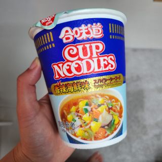 NISSIN 닛신 컵누들  4종 - 씨푸드오리지날, 씨푸드 스파이시, 씨푸드 커리, 씨푸드 XO소스 — 5점을 준 리뷰어가 2022년 12월 올린 사용 사진