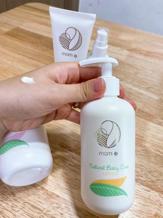 mom e 맘이 내추럴 베이비 케어 샴푸앤바스+로션 — 4점을 준 리뷰어가 2021년 1월 올린 사용 사진