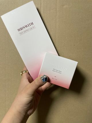 SOONWITH 바이오 수퍼 아쿠아 하이드로 젤 크림 — 5점을 준 리뷰어가 2021년 3월 올린 사용 사진