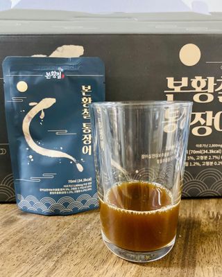[비린내 완벽제거] 본황칠 통장어 국내산 장어즙 아르기닌 2800mg 장어즙효능 기력보강 — 5점을 준 리뷰어가 2022년 7월 올린 사용 사진