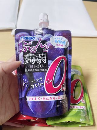 ORIHIRO 오리히로 곤약젤리 제로칼로리 130g 4종 4팩(맛별로 1팩씩) — 4점을 준 리뷰어가 2023년 1월 올린 사용 사진