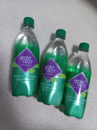 몽베스트 Montbest with Sparkling water Lime20병 — 5점을 준 리뷰어가 2021년 10월 올린 사용 사진