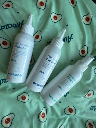 [댕모어 클리너 3종] 아이클리너 / 이어클리너 / 덴탈클리너 3종 세트 (120ml) — 5점을 준 리뷰어가 2023년 8월 올린 사용 사진