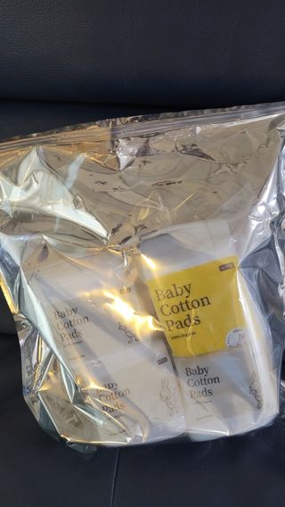 디어엘로디 프리미엄 유기농 유아 솜티슈 40매 3Pack +60매 1Pack 혼합형 — 5점을 준 리뷰어가 2021년 4월 올린 사용 사진