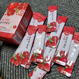 함초록 Rg+ 석류콜라겐젤리 — 5점을 준 리뷰어가 2021년 3월 올린 사용 사진