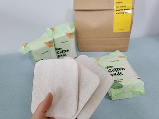 디어엘로디 유기농 무표백 건티슈 60매 — 5점을 준 리뷰어가 2022년 8월 올린 사용 사진