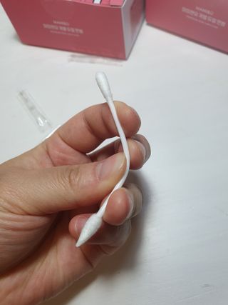 마미앤유 개별 듀얼면봉 — 5점을 준 리뷰어가 2022년 2월 올린 사용 사진