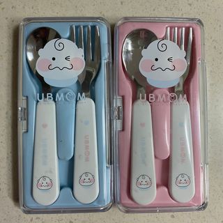 유비맘 스푼포크 케이스 세트 1+1 _컬러랜덤 발송 — 5점을 준 리뷰어가 2020년 12월 올린 사용 사진