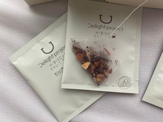 딜라이트 프로젝트 블렌딩티 우엉호박티, 히비후르츠티, 쟈스민캐모티 — 5점을 준 리뷰어가 2021년 7월 올린 사용 사진