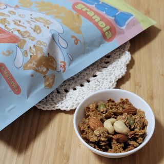 밸런스 다이어트랩 밸다랩 이씨리얼 수제 발아통밀 그래놀라 450g — 5점을 준 리뷰어가 2023년 4월 올린 사용 사진