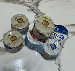 매일바이오 그릭요거트 오리지널 플레인 4개, 로스터리 커피믹스 4개 — 5점을 준 리뷰어가 2021년 12월 올린 사용 사진