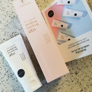 냉장고에 넣어요, 붉은 트러블 피부 다음날 진정되요 [버진팜스 푸딩수딩아토] — 5점을 준 리뷰어가 2021년 1월 올린 사용 사진