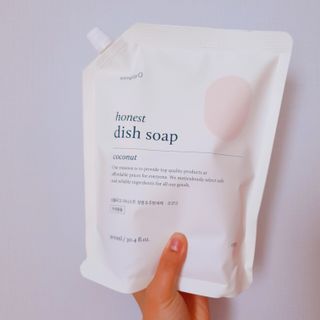 심플리오리빙 어니스트 주방세제 본품 500ml + 리필 900ml (코코넛향) — 5점을 준 리뷰어가 2022년 6월 올린 사용 사진