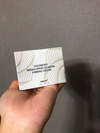 피부미 골드베릴 미라클페어 세레이징 퍼밍 크림 50ml — 5점을 준 리뷰어가 2021년 9월 올린 사용 사진