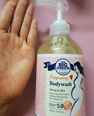 빅그린 임산부 전용라인 3종세트 - 샴푸500ml,트리트먼트500ml,바디워시500ml — 5점을 준 리뷰어가 2022년 8월 올린 사용 사진