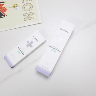 바노바기 코스메틱 바노바기 밀크씨슬 리페어 시카 폼 클렌저 플러스 120ml + 선스크린 플러스 50ml — 5점을 준 리뷰어가 2023년 7월 올린 사용 사진