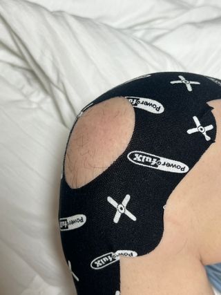 파워풀엑스 메디핑 라이트팩 다이아몬드 타입_8개입(블랙) — 5점을 준 리뷰어가 2025년 1월 올린 사용 사진