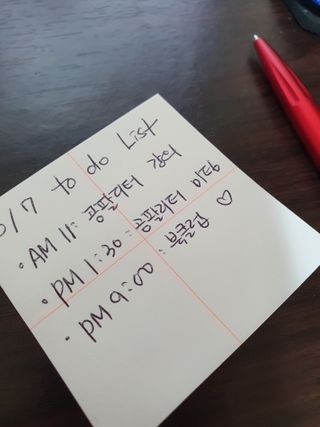 플러스엑스 오브젝트 Object by 3 크리에이티브 세트 - 아이디어노트, 위클리플래너, 스티키메모패드 — 4점을 준 리뷰어가 2022년 3월 올린 사용 사진