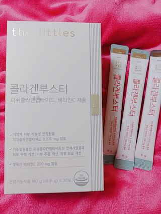 더리틀스 콜라겐부스터 — 5점을 준 리뷰어가 2022년 12월 올린 사용 사진