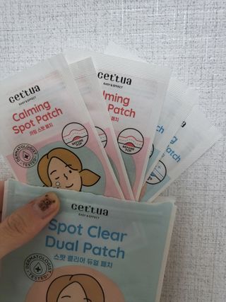 세뚜아(Cettua) 세뚜아 스팟 클리어 듀얼 패치 Cettua Spot Clear Dual Patch — 5점을 준 리뷰어가 2023년 8월 올린 사용 사진
