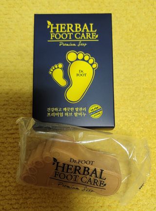 제이제이바이오 닥터풋 허브발비누 — 5점을 준 리뷰어가 2021년 11월 올린 사용 사진
