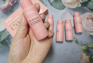 랩앤뷰티 메가 벨벳 콜라겐 12000 — 5점을 준 리뷰어가 2021년 5월 올린 사용 사진