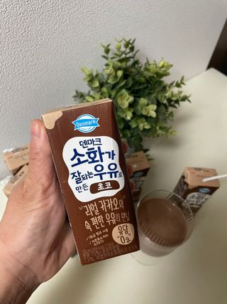 [구매평]덴마크 소화가 잘되는 우유로 만든 초코, 190ml, 24개 — 5점을 준 리뷰어가 2025년 2월 올린 사용 사진