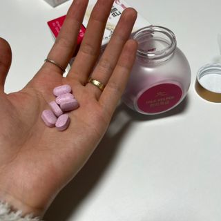 트루헬퍼 쁘띠특급 글루타치온 히알루론산 1박스 2개월분 — 4.5점을 준 리뷰어가 2023년 2월 올린 사용 사진