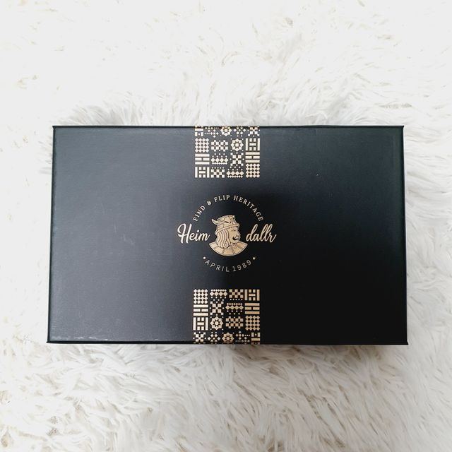헤임달 Glossy 악어가죽 카드지갑 리뷰 사진