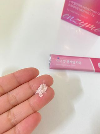 이너셋 엔자임 타임 1개월분, 3gX30포X1박스 곡물발효효소 유산균 — 5점을 준 리뷰어가 2023년 3월 올린 사용 사진
